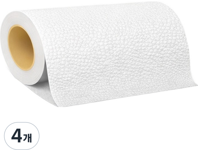 EMPIRE LEATHER FIX 皮革修補貼片膠帶 30cm x 3m, 白色, 4個
