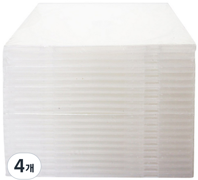 멜로디 투명연질슬림 CD/DVD케이스 20p, 4개