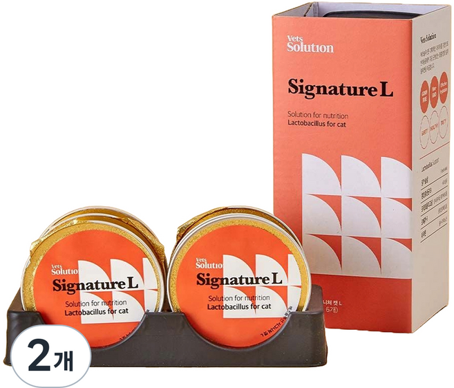 베츠솔루션 강아지 시그니처캔 L 유산균 for cat 6p, 유산균 for cat 12p, 180g, 2개