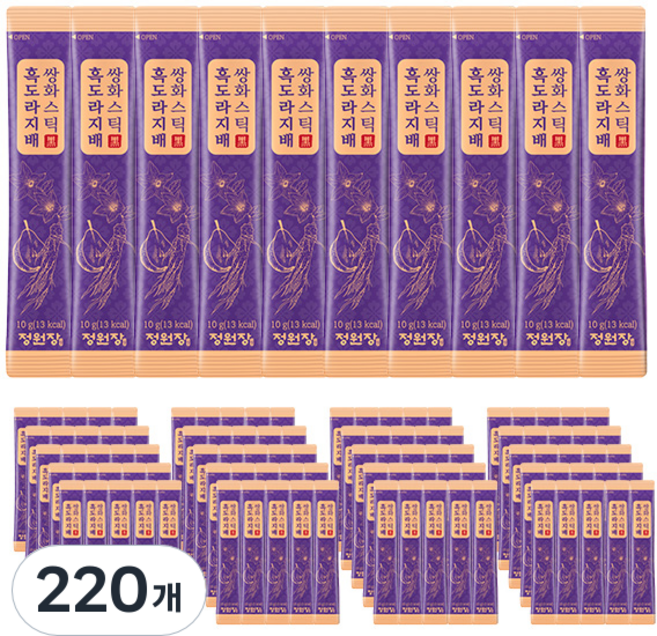 jungwonjang 黑桔梗水梨濃縮隨身飲, 10ml, 220條