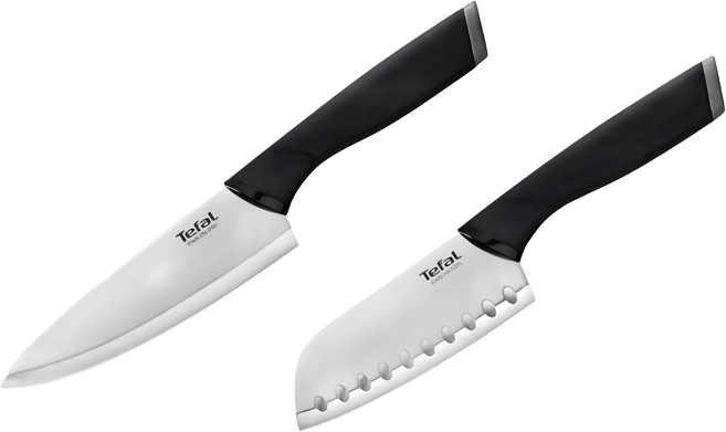 Tefal 特福 不鏽鋼系列 刀具2件組, 1套, 日式主廚刀 12cm + 主廚刀 15cm
