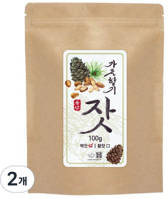 Nuts Factory 韓國產白松子, 100g, 2個