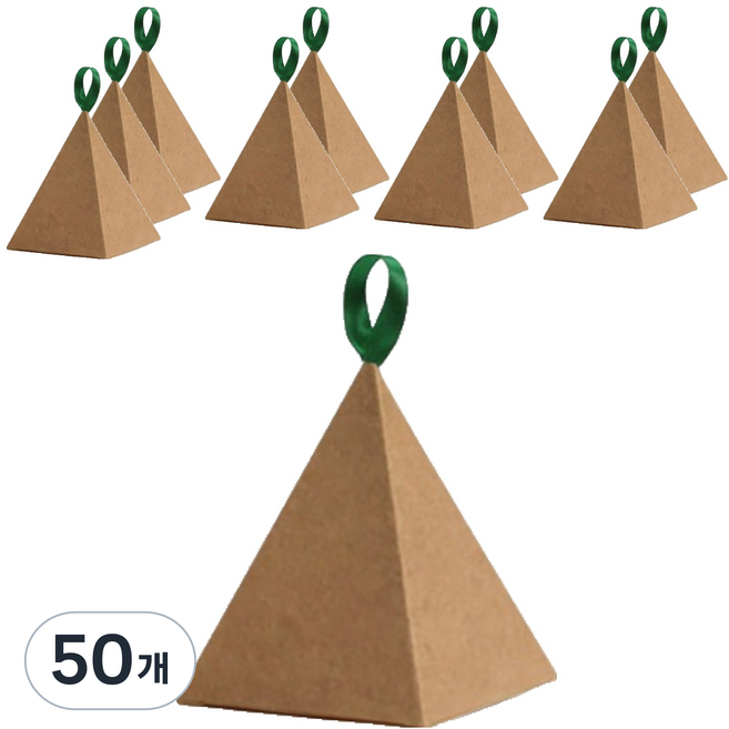 hello moris 三角盒, 50個, 牛皮