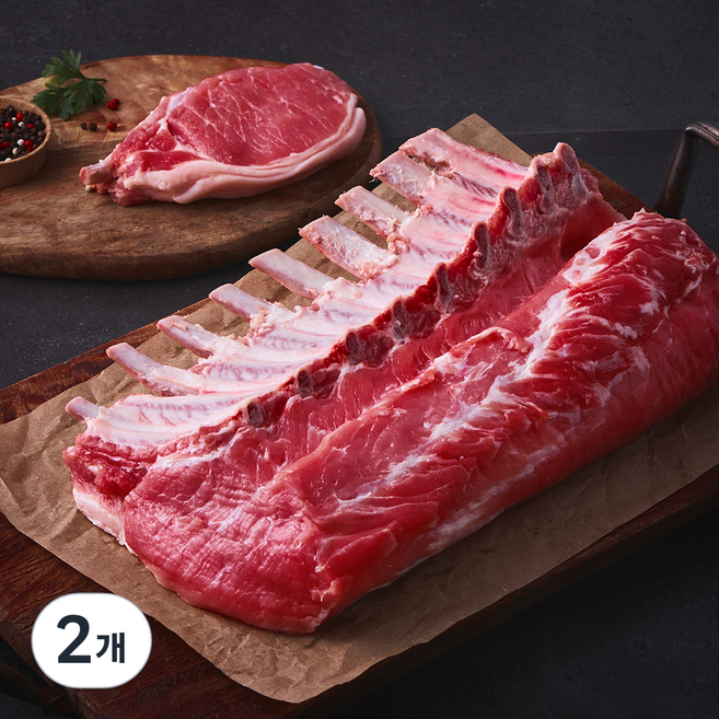 도드람한돈 등심 삼겹살 (냉장), 2개, 3.5kg