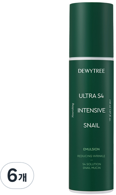 듀이트리 울트라 S4 인텐시브 스네일 에멀전, 150ml, 6개