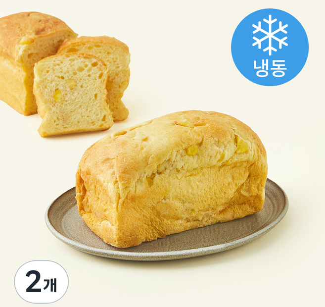 브로드카세 72시간 발효종 밤 브리오슈 식빵 (냉동), 220g, 2개, 1개입
