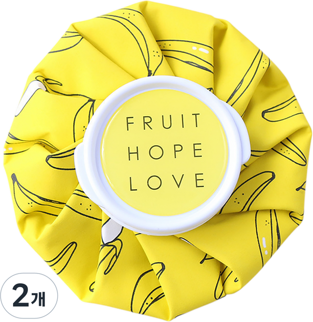 OveL 實用熱敷袋 黃色香蕉, 2個