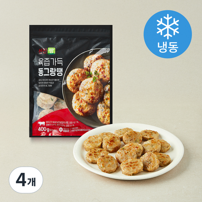 선진팜 육즙가득 동그랑땡 (냉동), 400g, 4개