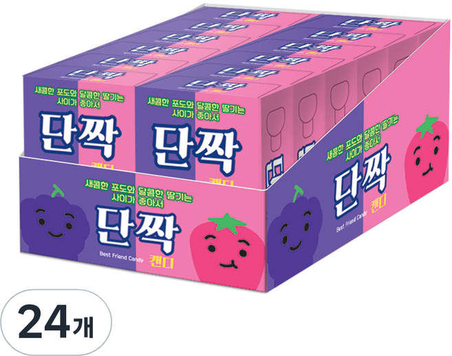 단짝캔디, 46g, 24개