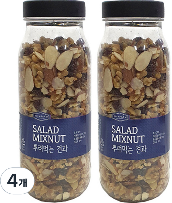 리치팜너트 뿌려먹는 견과, 430g, 4개