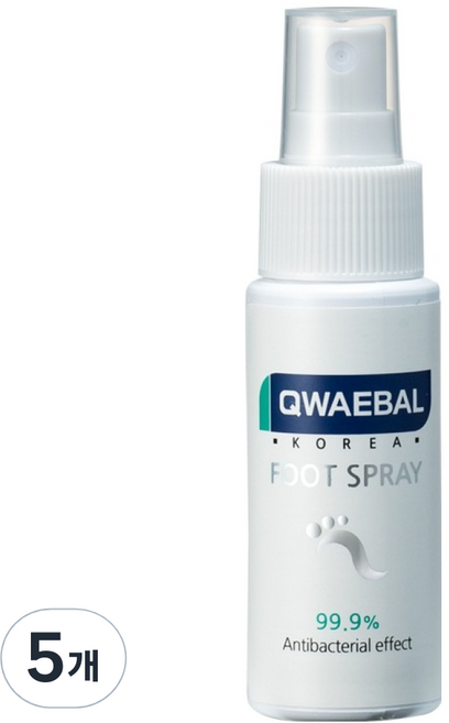 쾌발 풋스프레이, 5개, 50ml