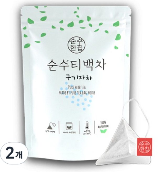 순수한집 구기자차 티백, 1g, 10개입, 2개