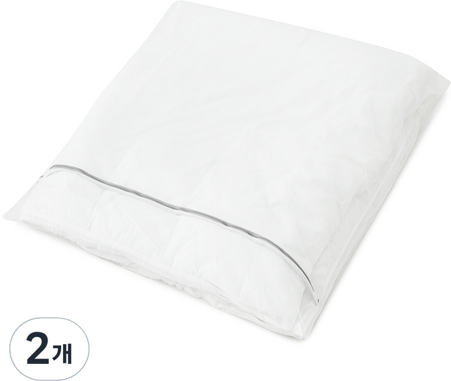 코멧 홈 메쉬 침구 세탁망 XL 120 x 120 cm, 화이트, 2개