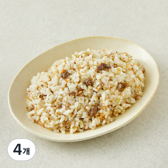 킨더가든 꼬마멸치 한우 영양밥, 150g, 4개