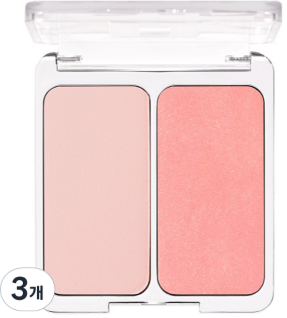 투에이엔 듀얼치크 블러셔, 11쥬시피치, 3개