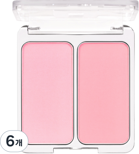 투에이엔 듀얼치크 블러셔 4.4g 2p, 13 베리 큐피드, 6개