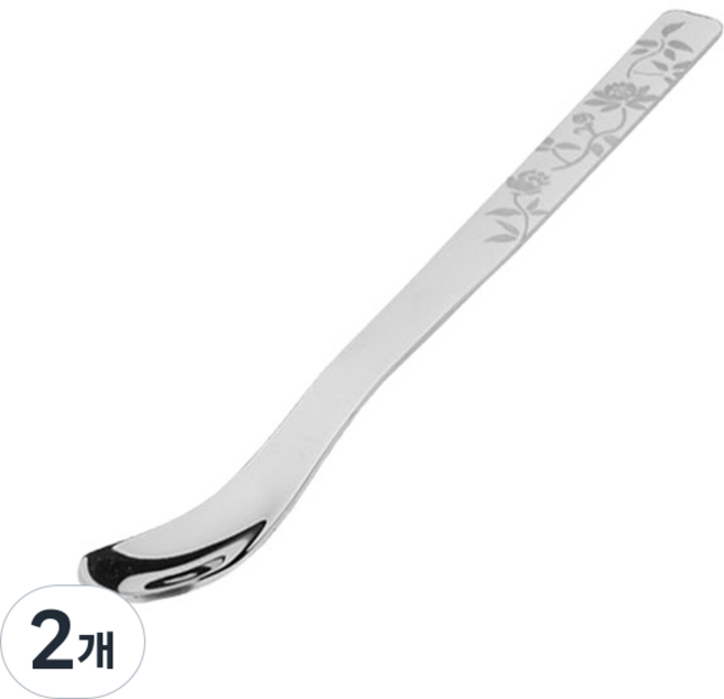 해모 윌리브 국산 스텐 젠 커트러리 티스푼, 플라워, 2개