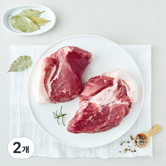 백두대간 한돈 목심 수육용 (냉장), 2개, 1kg