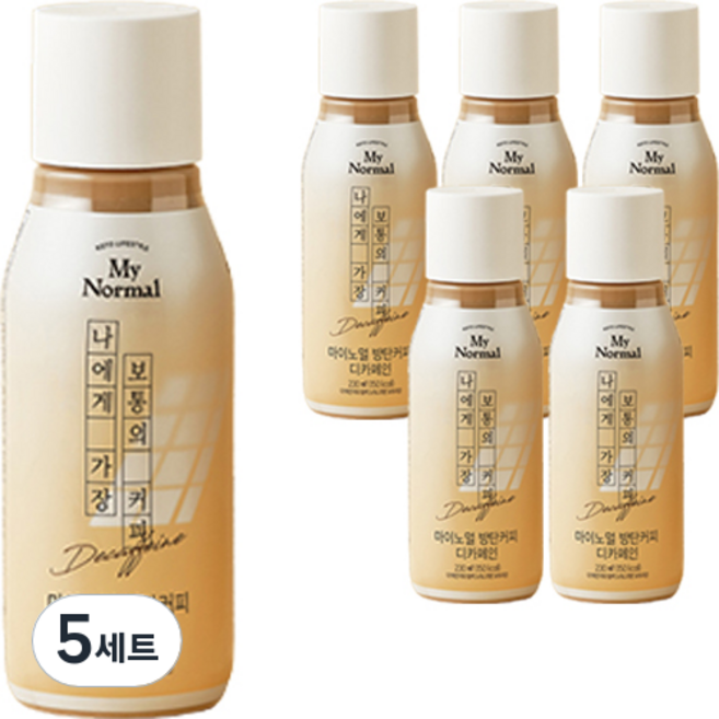 마이노멀 오리지널 디카페인 방탄커피, 230ml, 6개입, 5세트