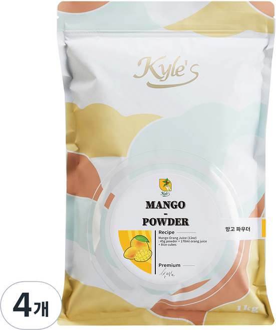카일스 망고 파우더, 1개입, 4개, 1kg
