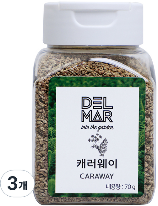 딜리셔스마켓 캐러웨이홀, 70g, 3개