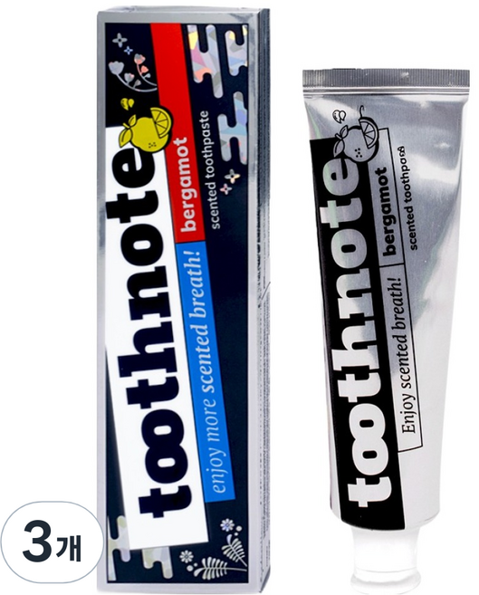 투스노트 센티드 치약, 100g, 3개
