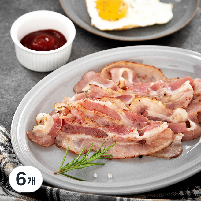 존쿡델리미트 메이플 베이컨, 100g, 6개