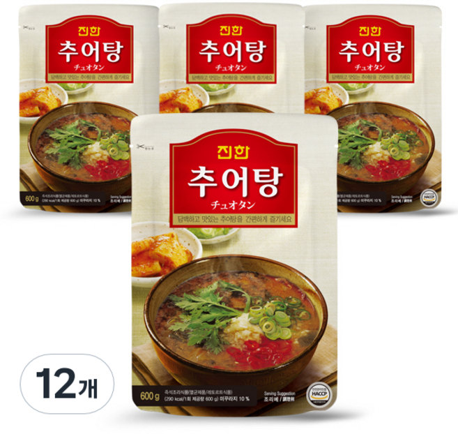 진한식품 진한 추어탕, 600g, 12개