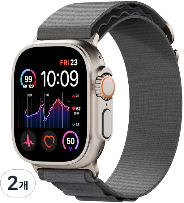iamdue Apple Watch Alpine Loop 錶帶, 深灰色