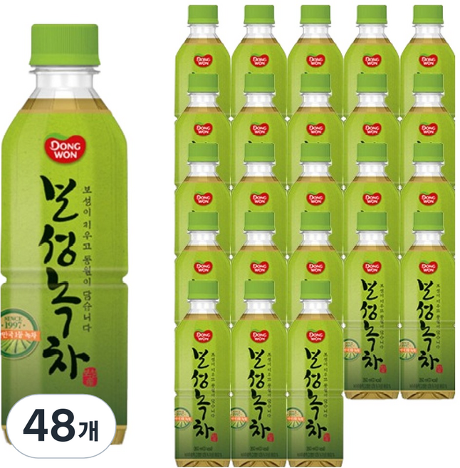 동원보성녹차, 350ml, 48개