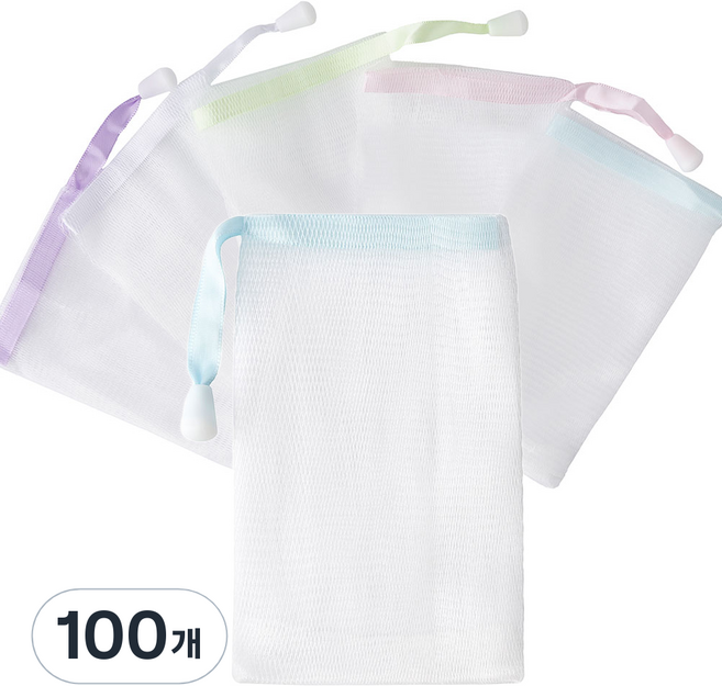 코멧 4겹 비누 거품망, 100개