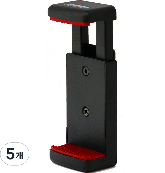 본젠 스마트폰 삼각대용 촬영 마운트 D CLiP 거치대 블랙, VCM-561G, 5개