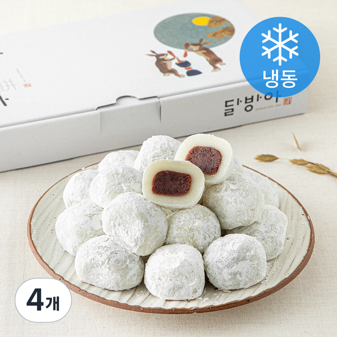 달방아 찹쌀떡 (냉동), 40g, 4개, 28개입