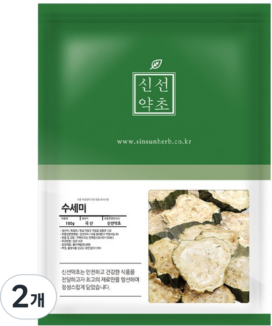 신선약초 국내산 사과락 수세미차 재료 건강차, 100g, 2개