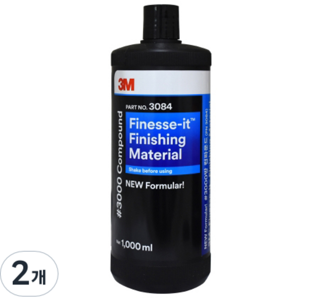쓰리엠 3084 컴파운드 3000방 자동차 스크레치 광택제, 2개