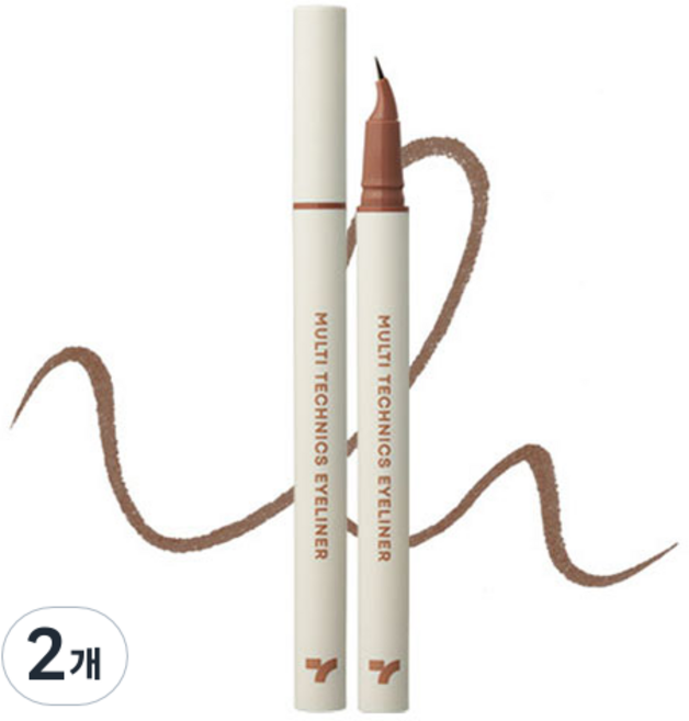 TONYMOLY I-TONE 多功能眼線筆 0.6g, 2個, 04 灰棕色