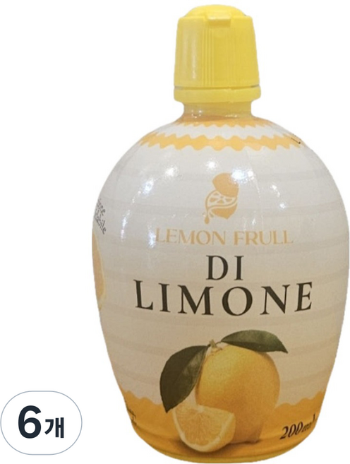 레몬프룰 레몬즙, 200ml, 6개