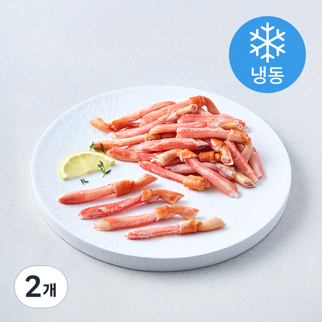 신선작 잘 손질된 대게다리살 (냉동), 2개, 300g