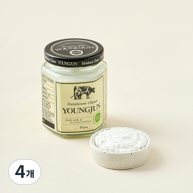 영준목장 수제크림치즈 플레인, 150g, 1개입, 4개