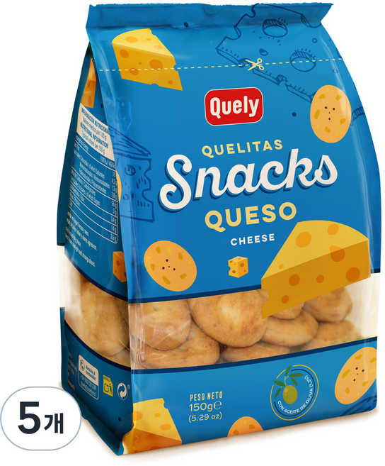 퀼리 치즈 스낵, 150g, 5개