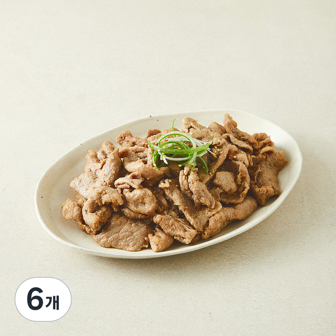 육향가 양념 한돈 간장 돼지불고기 75%, 400g, 6개