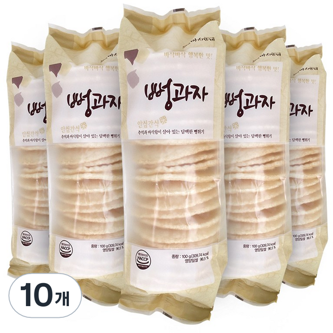 마시뜨레 뻥과자, 100g, 10개