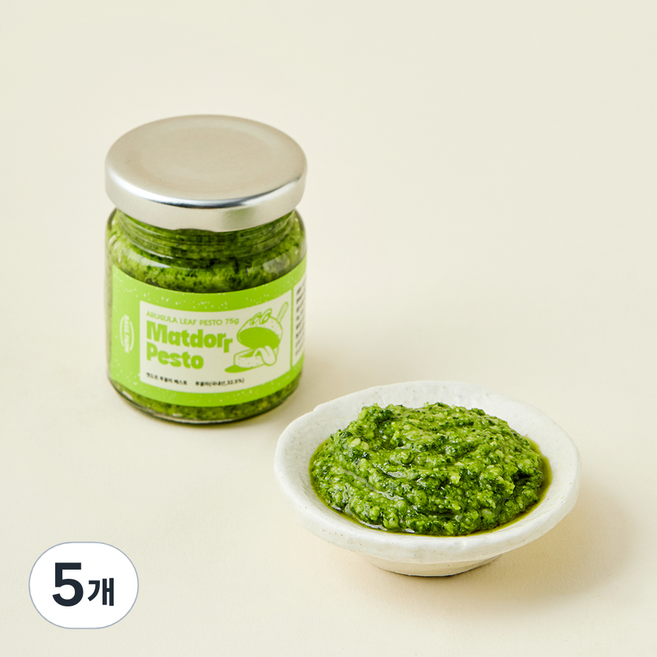 맷도르 루꼴라 페스토, 75g, 5개
