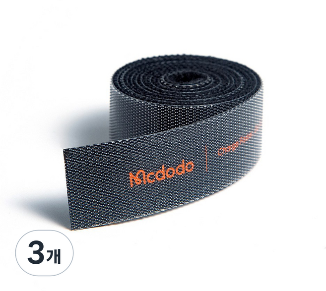 Mcdodo 麥多多 電線整理魔鬼氈束帶 3m, 3個