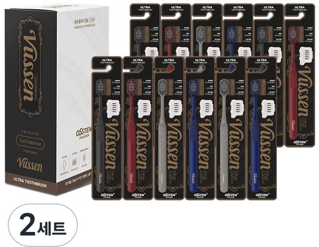 뷰센 울트라 칫솔, 12개입, 2세트