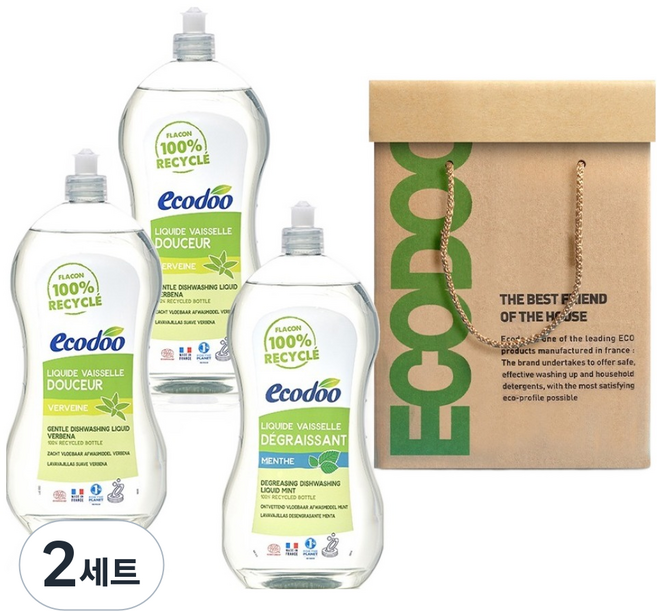 에코두 주방세제 선물세트, 2세트