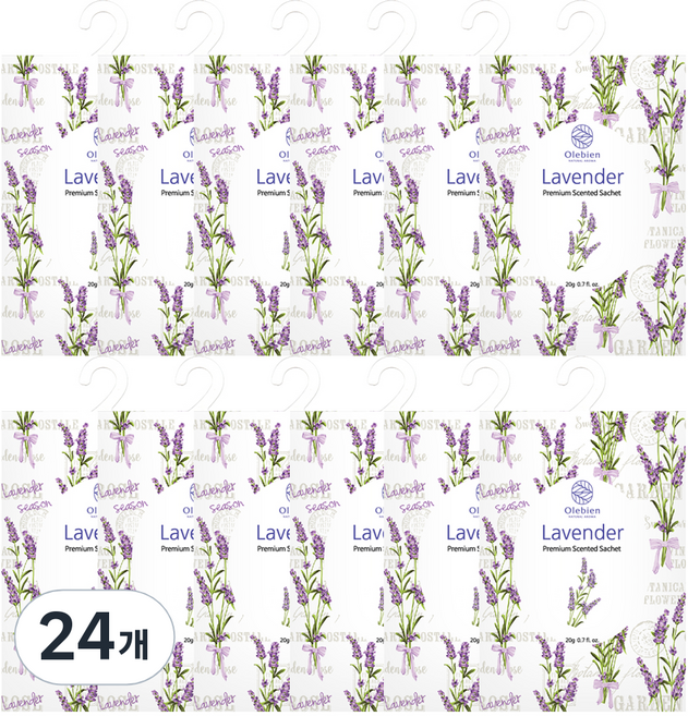 올레비엔 센티드 사쉐, 20g, 24개, 라벤더