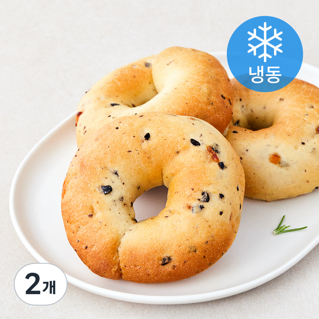 더건강한쌀베이글 마이올리브 쌀베이글 3개입 (냉동), 345g, 2개