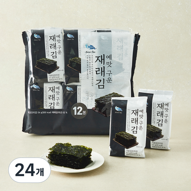 예맛 구운 재래김, 4.5g, 24개, 1개입