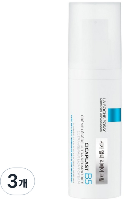 라로슈포제 시카플라스트 멀티 리페어 크림, 40ml, 3개
